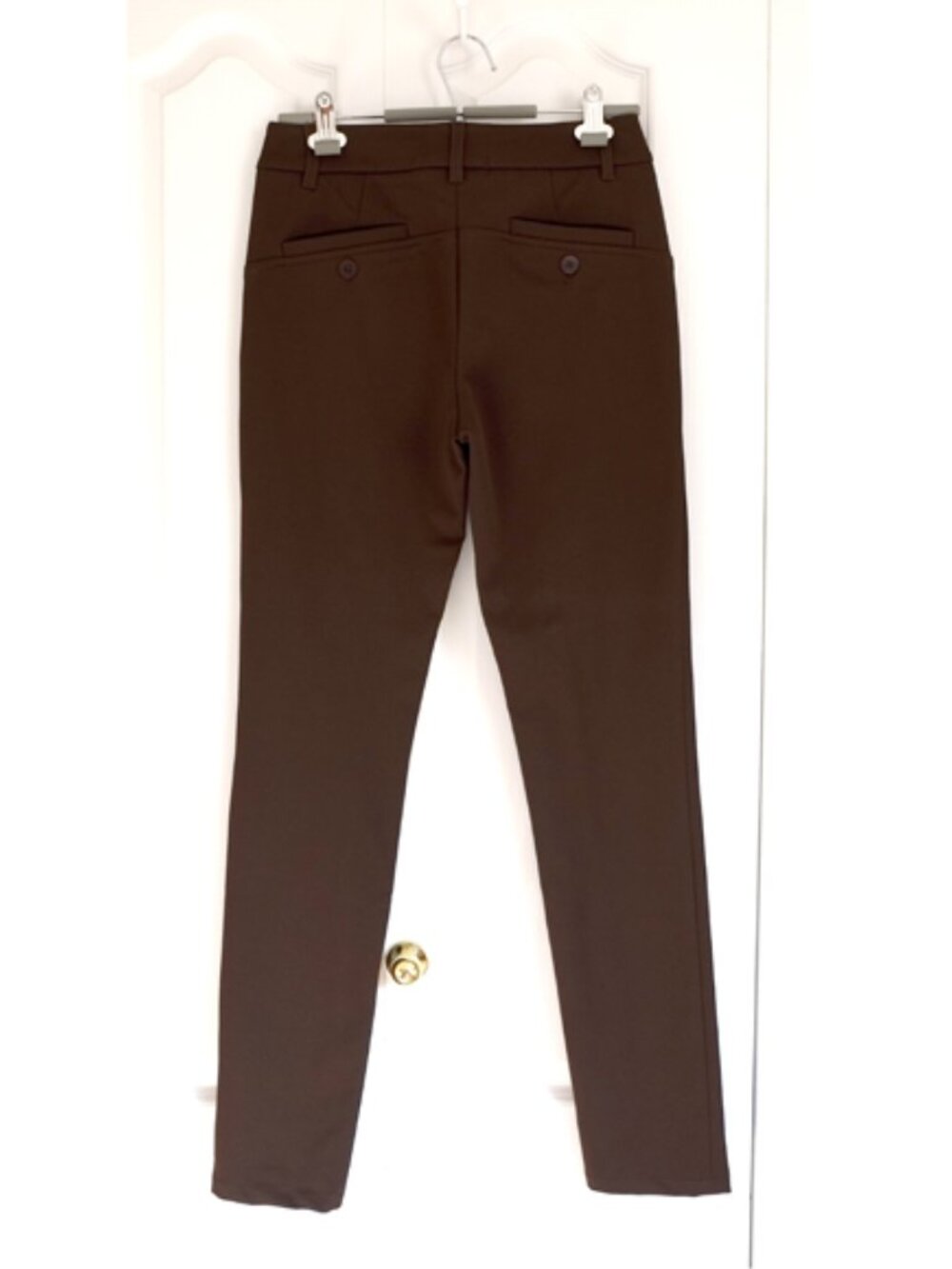 Luisa Spagnoli ONDINA dark-brown ankle grazer pants - Picture 7 of 14